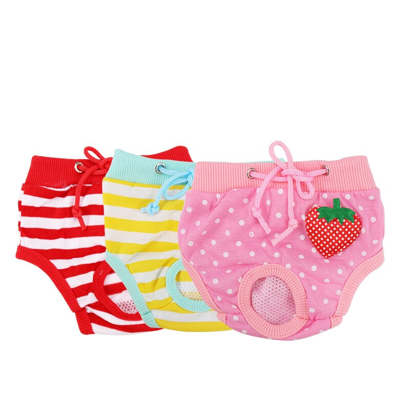 Pholoumie ropa de perro mascota menstruación psicológica higiene pantalones mascota braguitas menstruales cachorro de perro gato ropa de perro ropa interior pantalones de perro