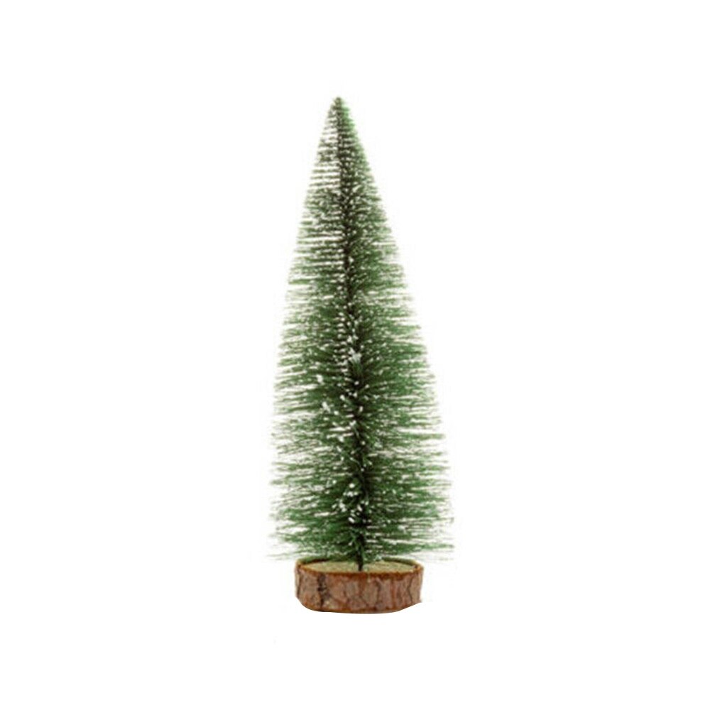5 stk jul sne mini træ festival fest ornament dekoration miniature: Grøn 5 stk / 65mm