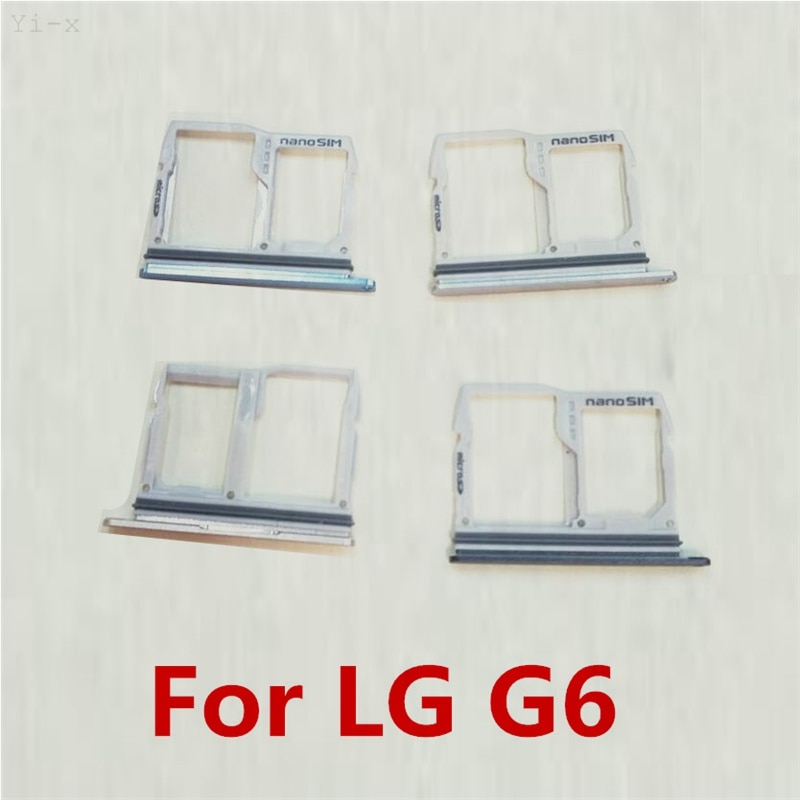 Sim + Mikro SD Kartenleser Sim karte Halfter Tablett Slot Für LG G6 H871 H872 LS993 VS998 H873
