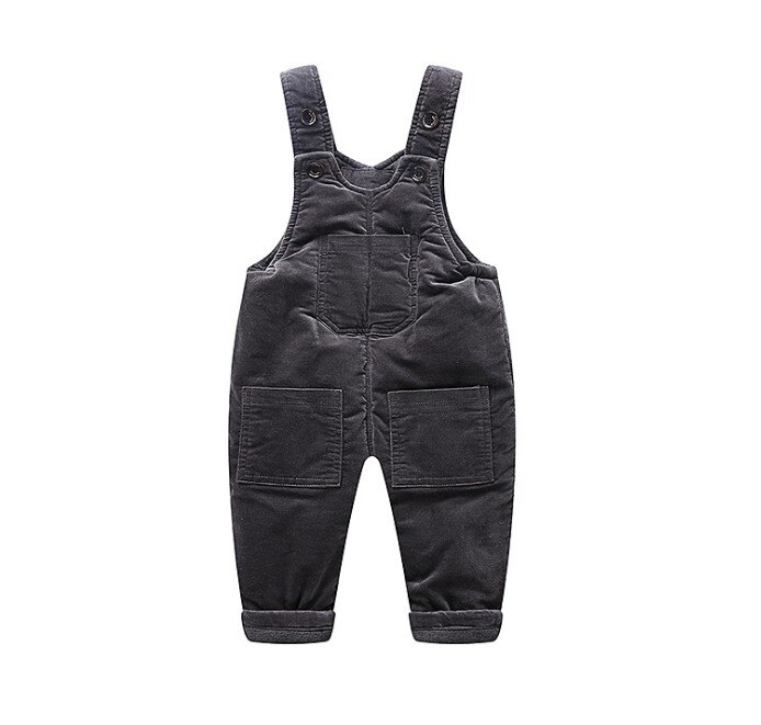 0-3Y winter thicken warm fleece jongens casual overall 1 st kids broek jongens winter algehele kinderen broek
