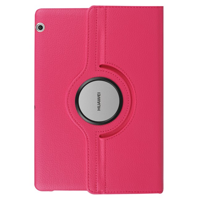 Funda giratoria 360 para Huawei MediaPad T3 10 AGS-L09/W09/L03 Honor Play Pad 2 9,6, Funda con soporte para Tablet, Funda para Huawei T3 10: Rose Red