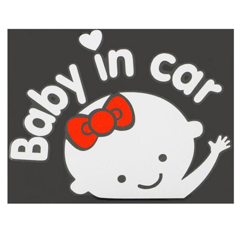 Auto-styling cartoon auto stickers vinyl sticker baby aan boord "baby in auto" raam achterruit schattige auto sticker