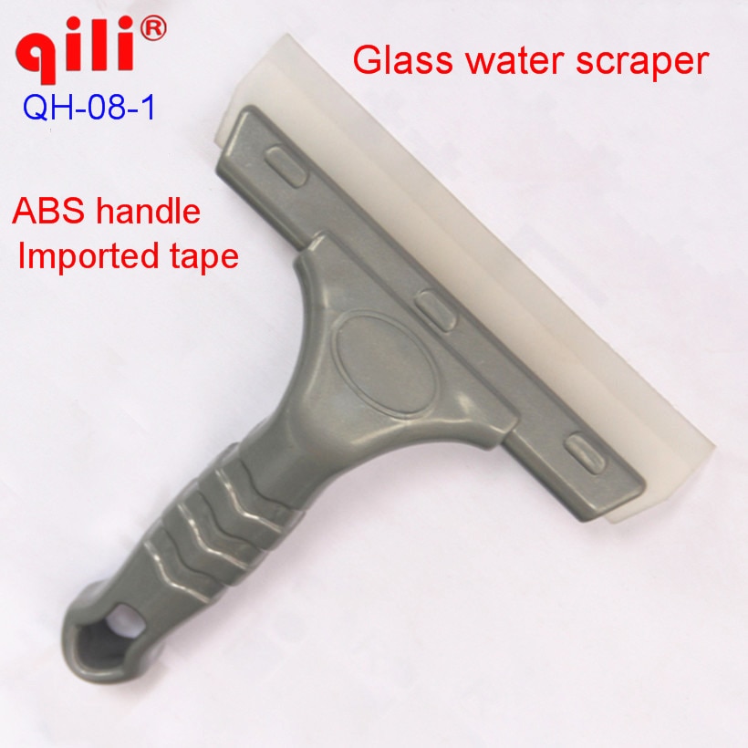 Qili qh -08-1 glas vandskraber bil værktøj lang hånd gummiskraber auto glas vand rengøring skraber værktøj