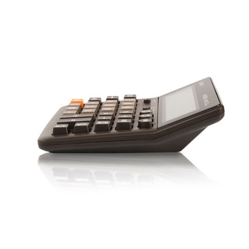Ordenador de voz Deli 1552, 12 teclas de ordenador, Calculadora financiera grande dedicada, 1 unidad