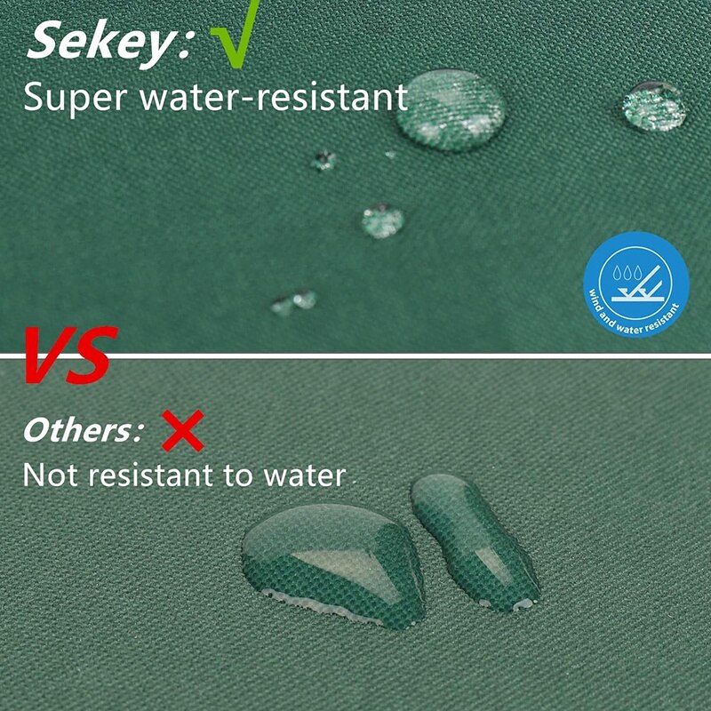 Rectangular Sun Shade Oxford Cloth Shade Sail, Very Suitable for Outdoor Patio Garden Courtyard Backyard, Green