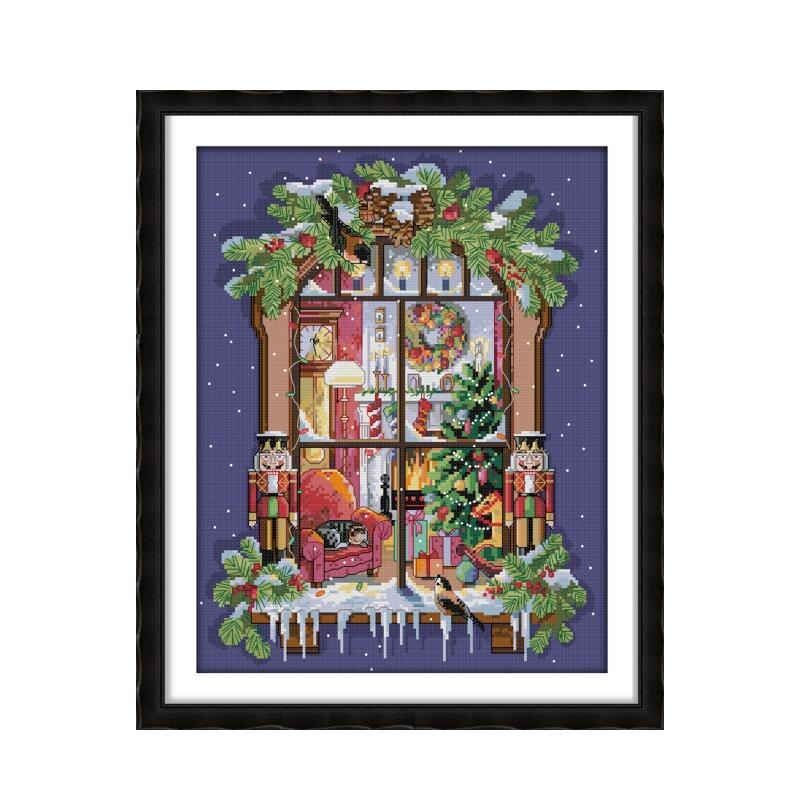 Campervan christmas cross stitch kits