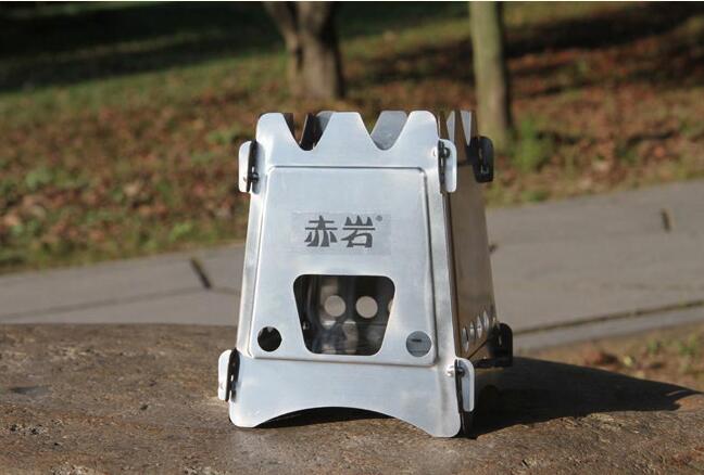 Outdoor Wood Stove Portable Stainless Steel Light weight Camping Stove for Outdoor Cooking Picnic wood-burning protable stove