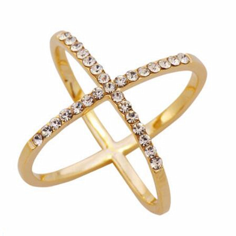 Cross Boog Sjaal Clip Metalen Knop X Vorm Broches Sjaals Gesp Vierkante Sjaals Sieraden Accessoires: Gold zuan