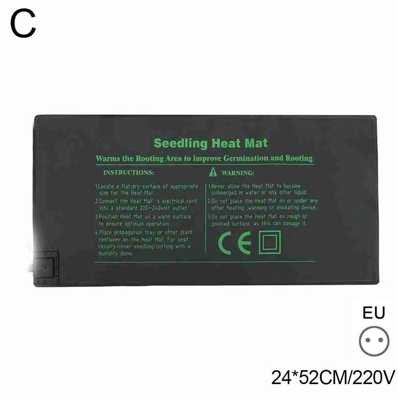 Estera térmica para plántulas, almohadilla impermeable para germinación de semillas de plantas, 110V/220V, almohadilla , herramienta de jardín para vegetales y flores