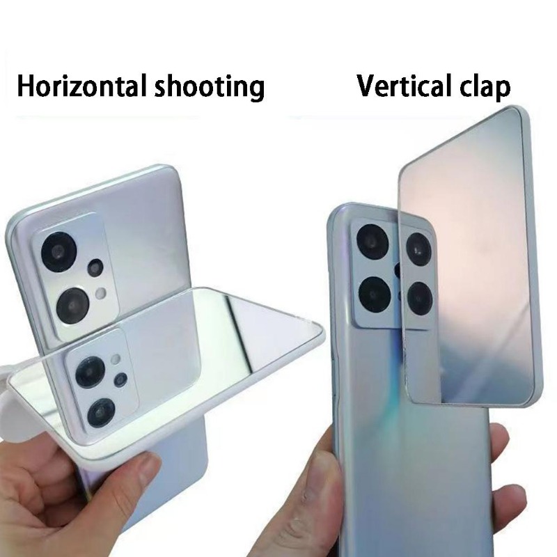Phones Camera Mirror Reflection Clip for Iphone Samsung Xiaomi Reflection Camera Clip Selfie Reflector Phone Shooting Supplies