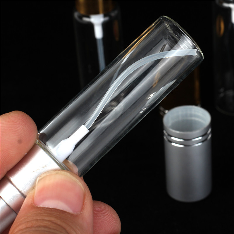 5Pcs 5ml 10ml Travel Portable Perfume Bottle Spray Bottles sample empty containers atomizer Mini refillable bottles