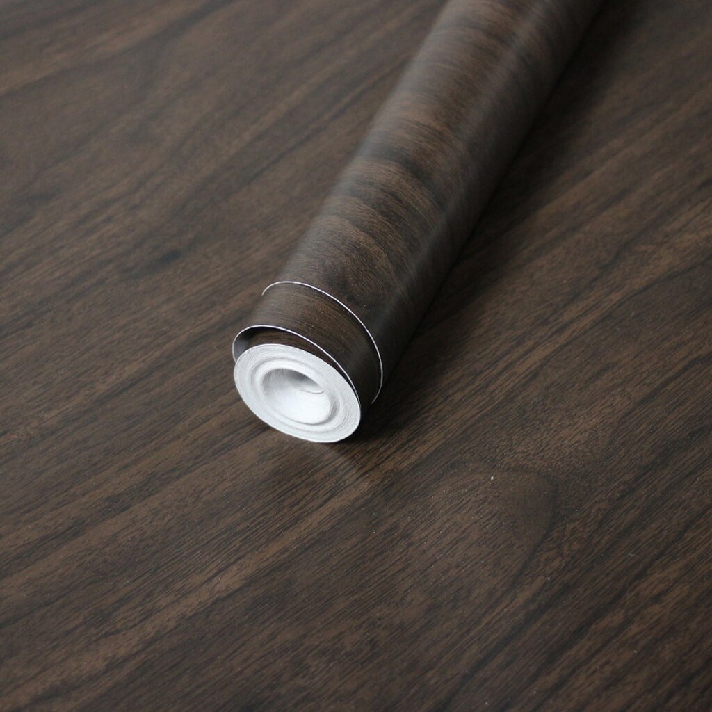 5m/10m 45cm vanntette pvc vinyl tre korn selvklebende tapet kjøkken garderobe skap møbler renovering vegg klistremerker