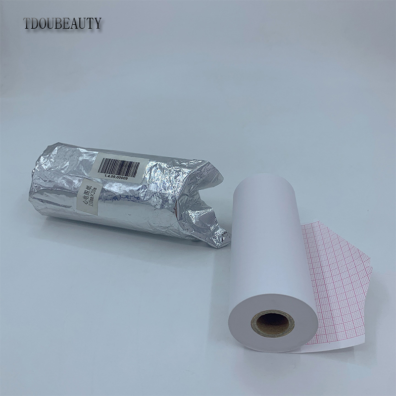 Thermal paper Roll ECG Paper 110mm*20M for CE Marked Digital 12 Leads 3/6 Channel ECG Machine ECG600G Insulation Paper (1Pcs)