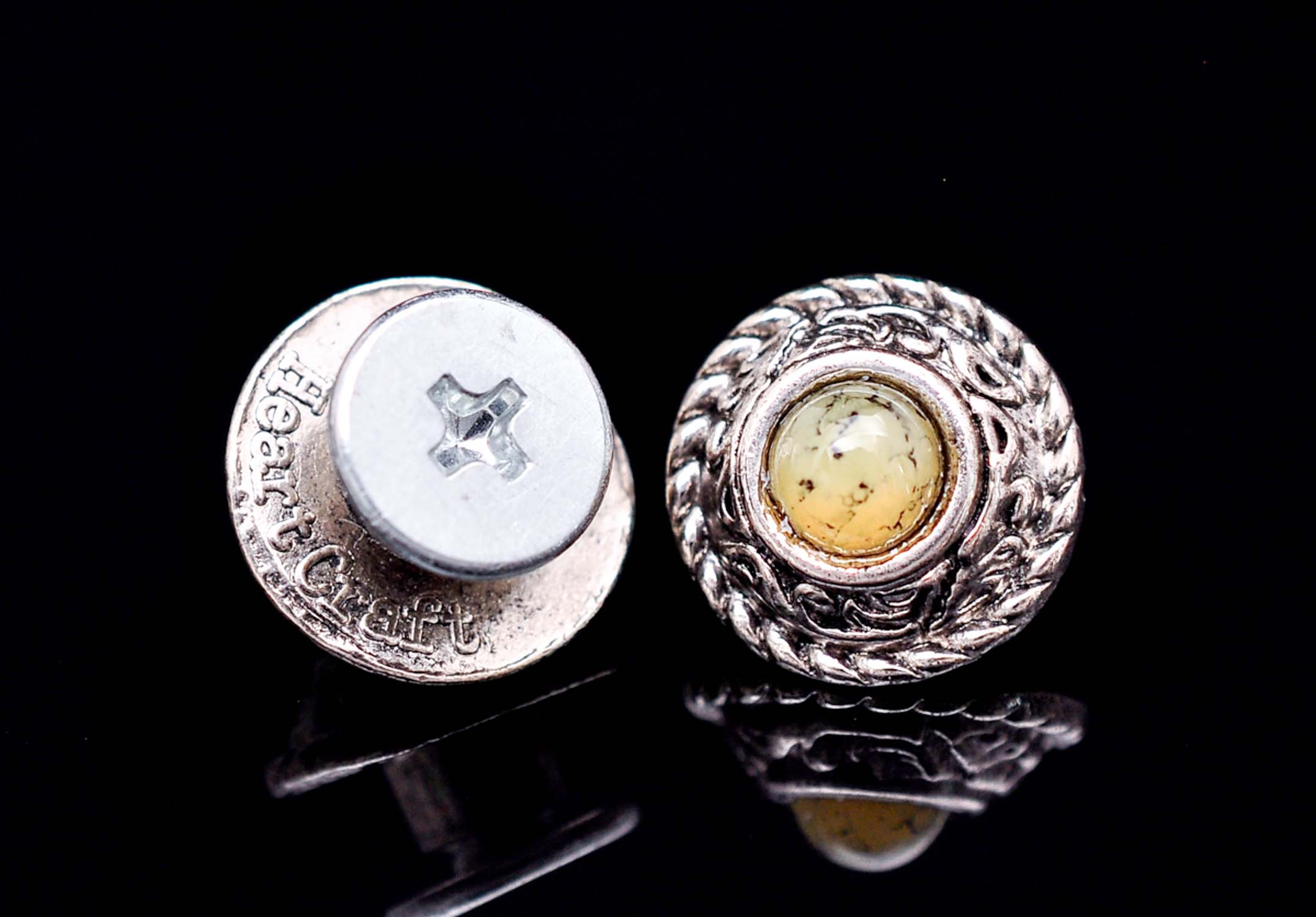 10 stuks antieke bloemen gesneden touw zijkant westerse turquoise metalen ronde concho knoop voor lederwaren bagage handtas zadel decoratie