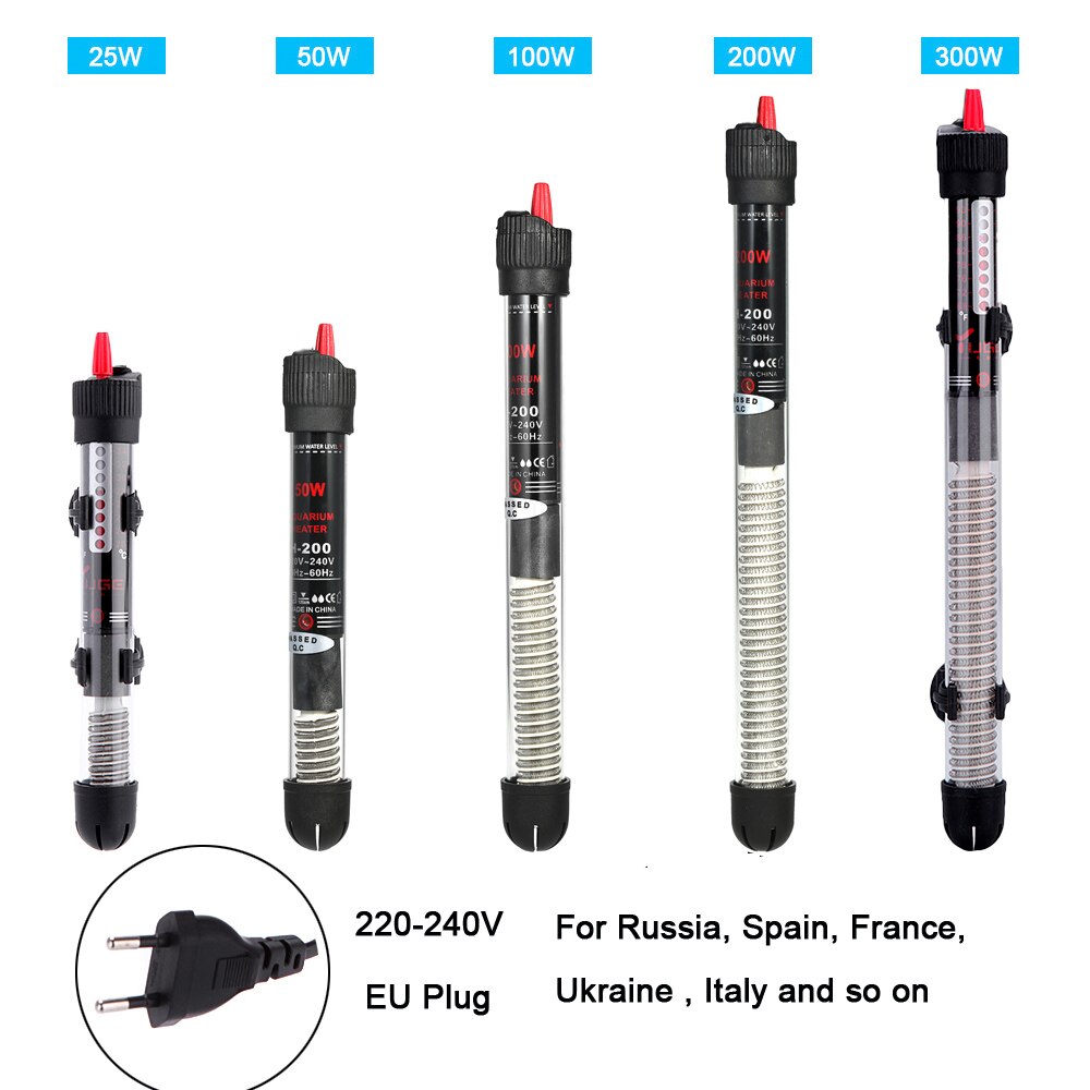 Aquarium Heater Aquarium Verwarming Rod Sticker Aquarium Temperatuurregelaar Fish Tank Heater 110V 220V: 220V / 50W