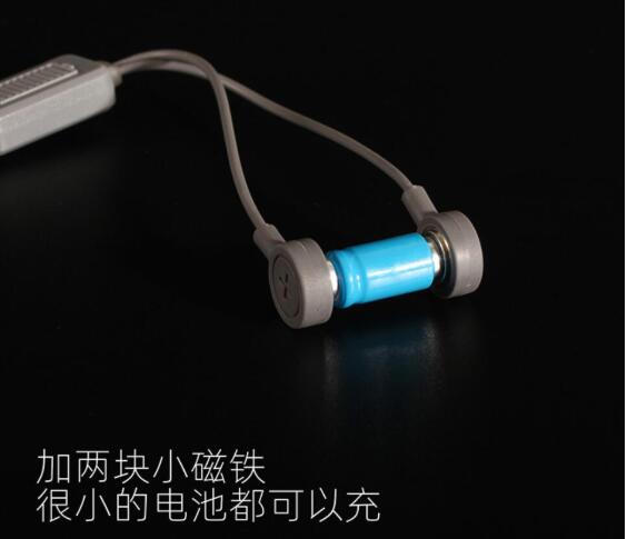 3.7V 10180 Rechargeable Li-ion Battery ICR10180 cell 100mAh for Mini UC02 LED flashlight torch and speaker: 10180 charger 1