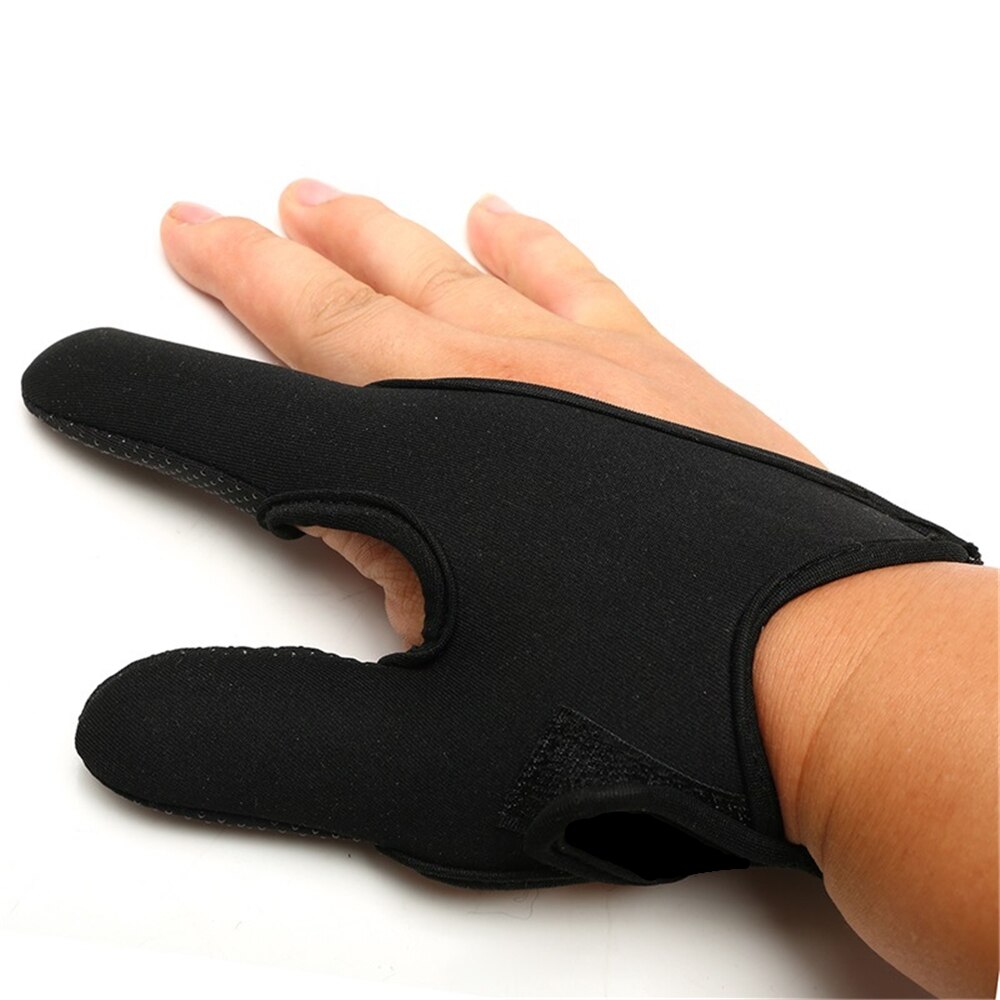 Guantes de pesca antideslizantes transpirables para exteriores, protectores de dedos impermeables, accesorios de herramienta, 2 dedos, Invierno