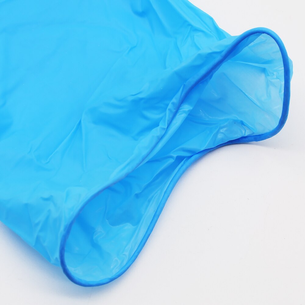 Intco nitrile gloves disposable synthetic gloves vinyl and nitrile blend blue gloves 100pcs en455 en374 avaliable