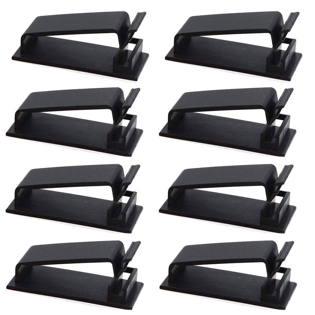 50 Pcs Wire Organisers Cable Management Clip Network Self Adhesive Fasteners Multipurpose Home Office Fixed Wall Holder Snap On: 50PCS