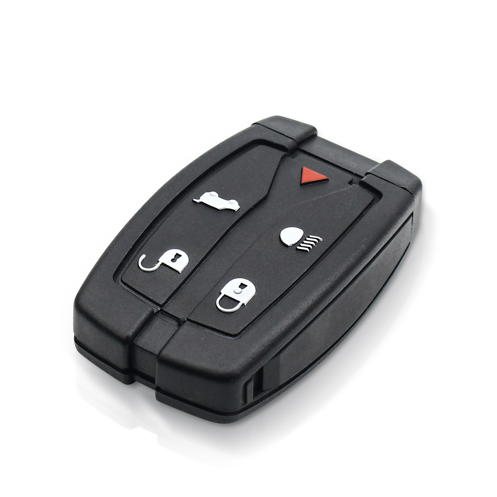 KEYYOU-carcasa de repuesto para llave de coche, 5 botones, sin cortar, para Land Rover Freelander 2 Discovery Remote