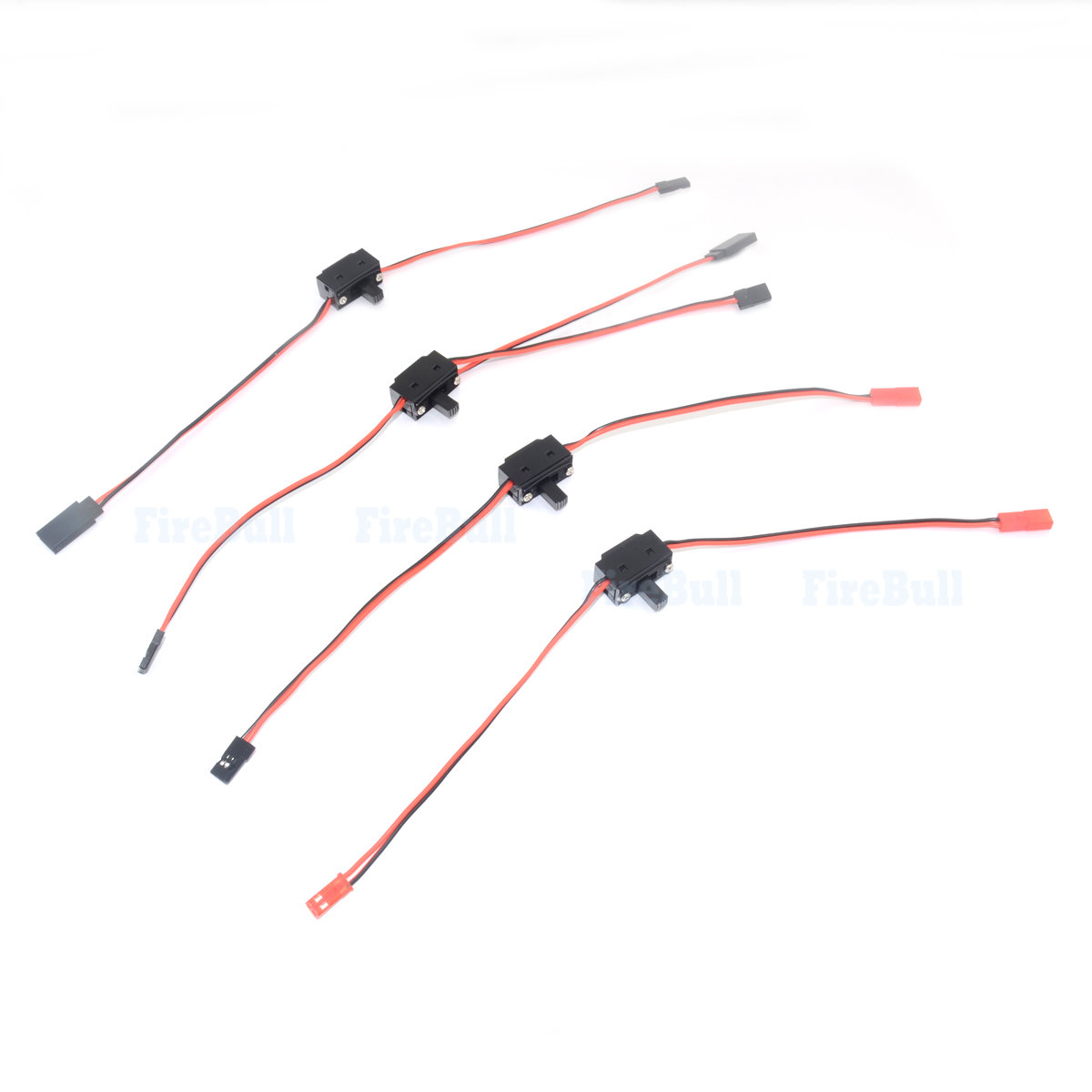 Receptor de encendido/apagado, batería de alimentación, luz LED, interruptor RC, Cable conector JR JST para avión RC, Dron, cuadricóptero, modelo FPV, coche, barco