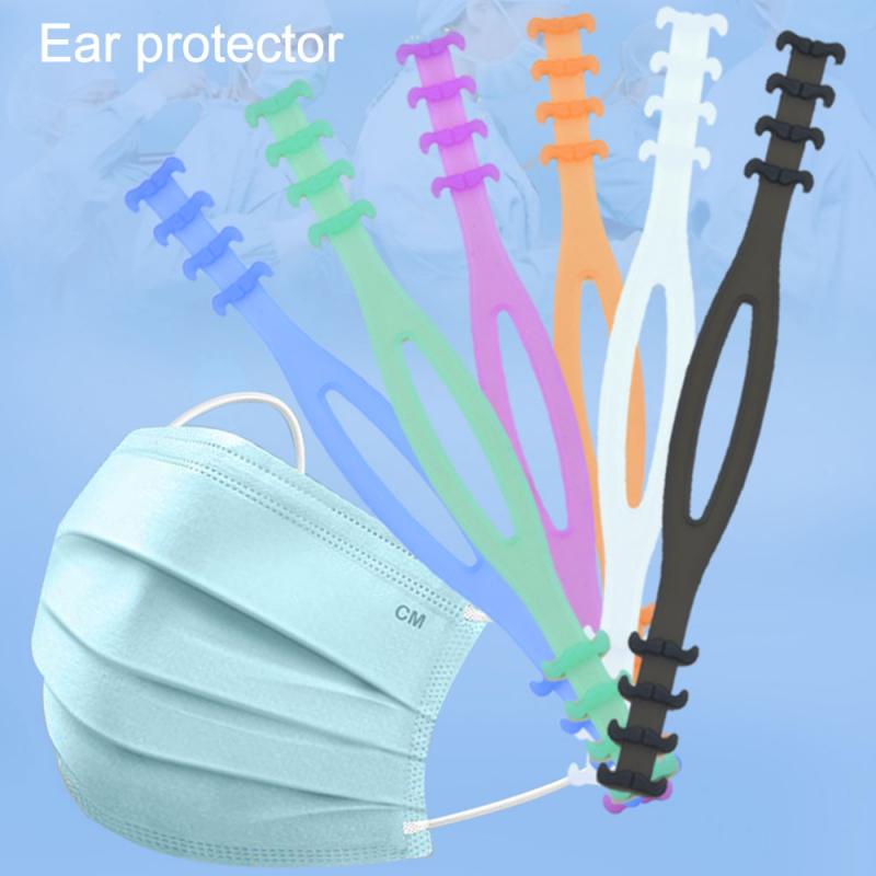 5pcs Soft Face Mask Ear Hooks Buckle Adult Kids Adjustable Earache Preventions Fixer Disposable Mask Extension Buckle