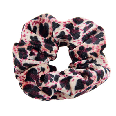 1pc blomsterprintede leopardprintede hårringe til kvinder, elastisk hårbånd, hårbånd, reb, hårtilbehør: Militærgrøn