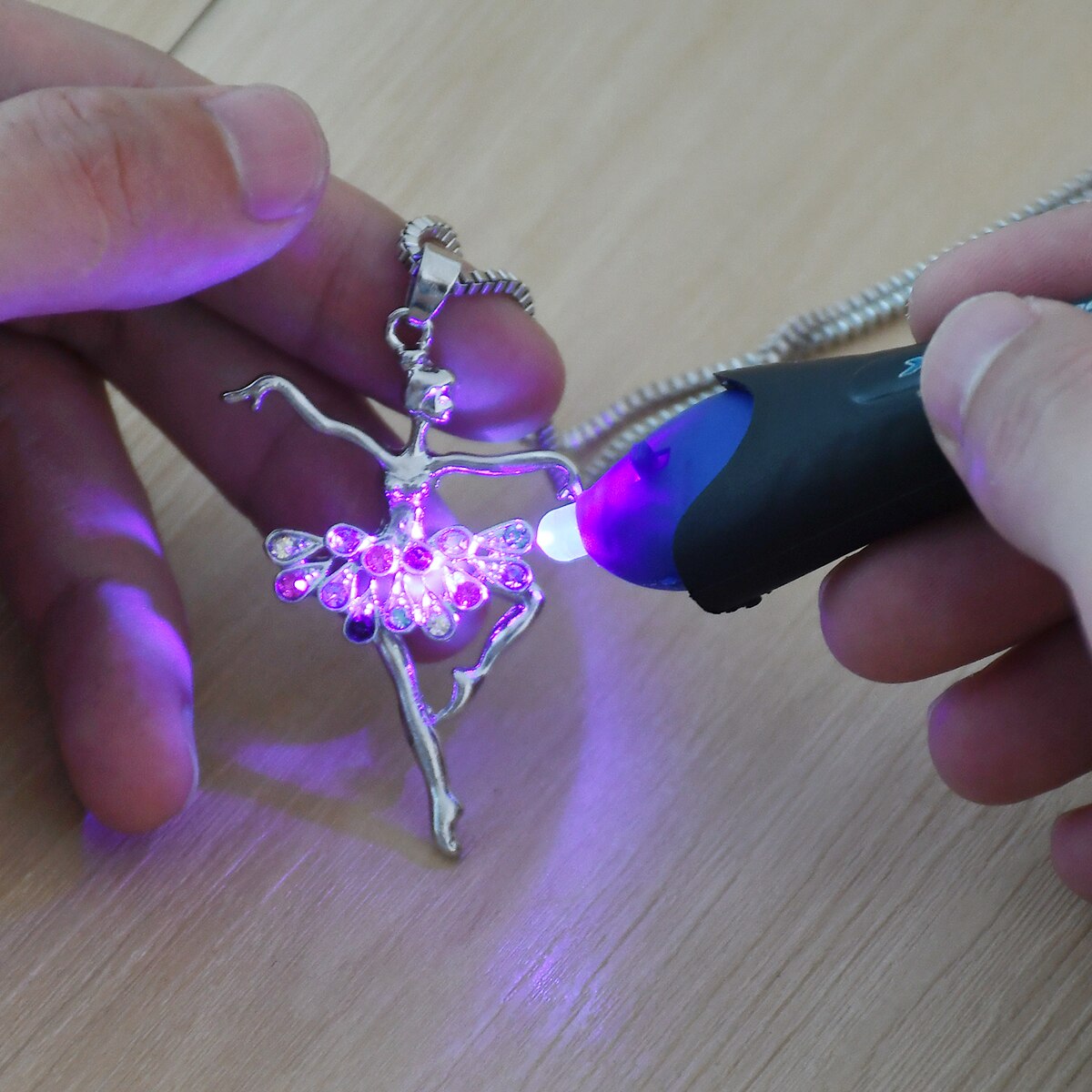 5 Tweede Quick Fix Uv Licht Pen Glas Lijm Repair Tool Met Lijm Super Aangedreven Vloeibare Plastic Lassen Samengestelde Reparatie gereedschap