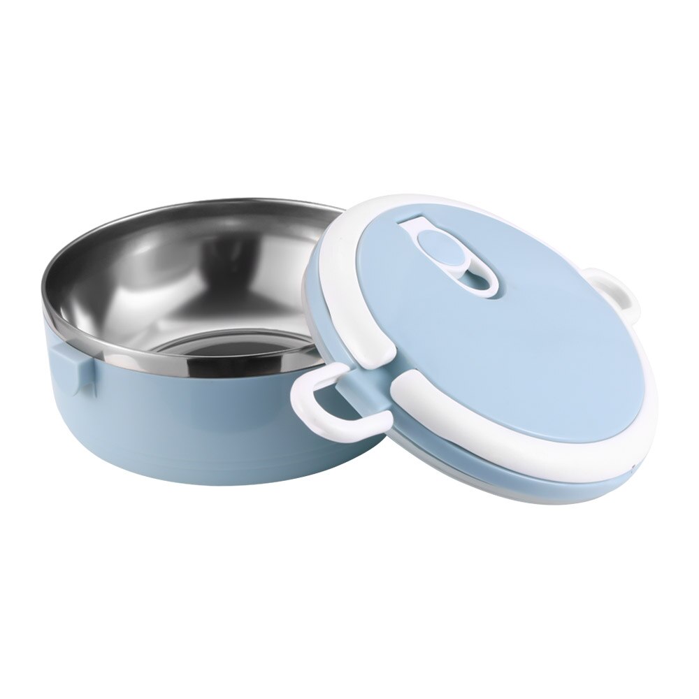 700 Ml Draagbare Lunchbox Roestvrijstalen Geïsoleerde Bento Lunchbox 1 Layer Servies Voedsel Opslag Container Lunchbox Met deksel: Blue / 4Tiers 2800ml