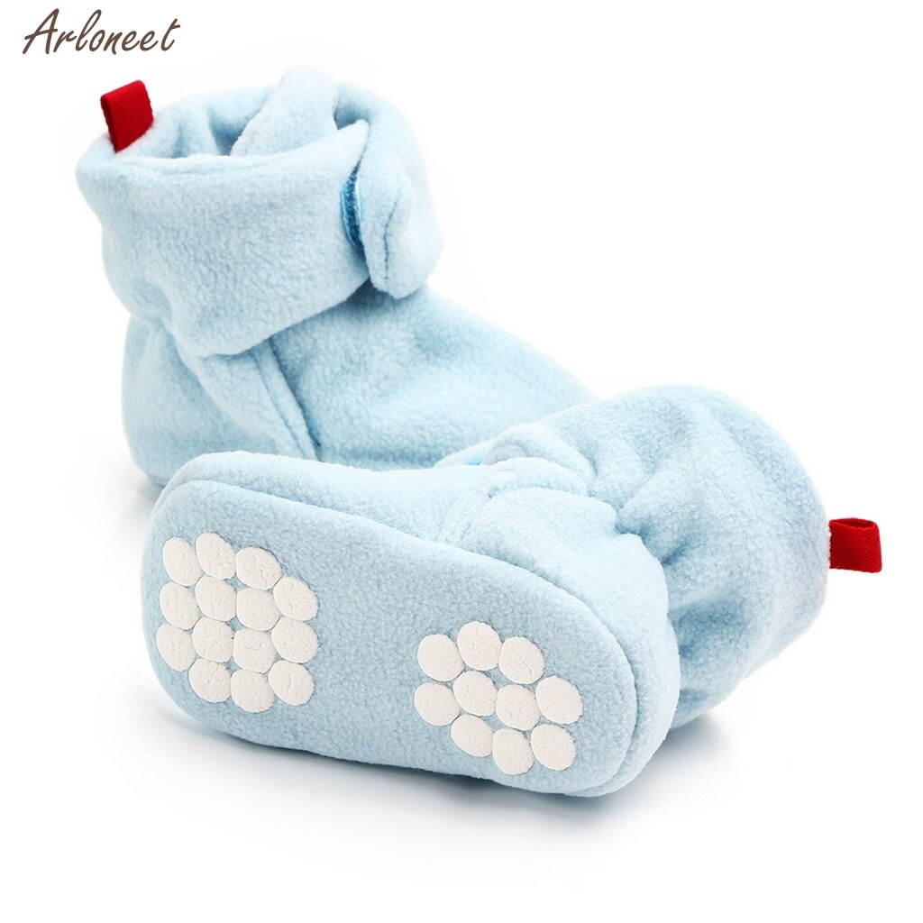 Baby Girl/Boy Shoes Comfortable Mixed Colors First Walkers Kid Shoes Winter Warm Boots Baby Shoes: Light blue / 12