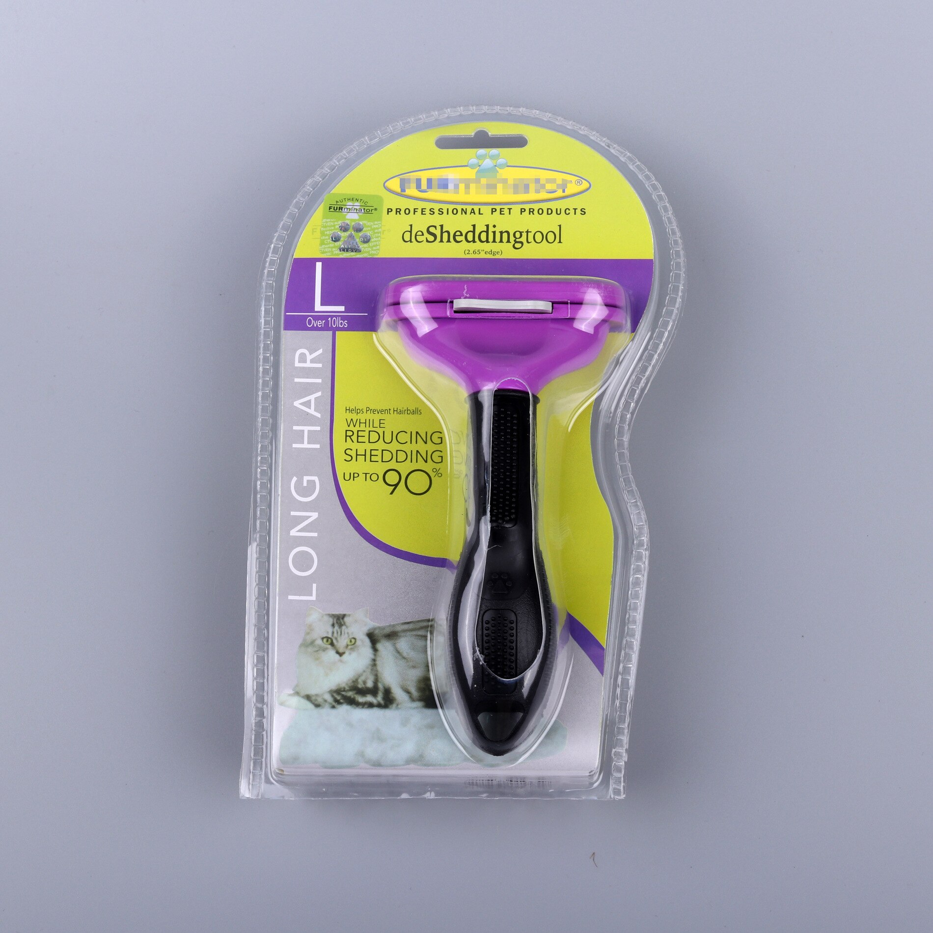 Pet Dog Hair Animal Grooming Clippers pet hair removal comb Cutter Suitable For Big and Small Cats: 2.65-inch cat purple