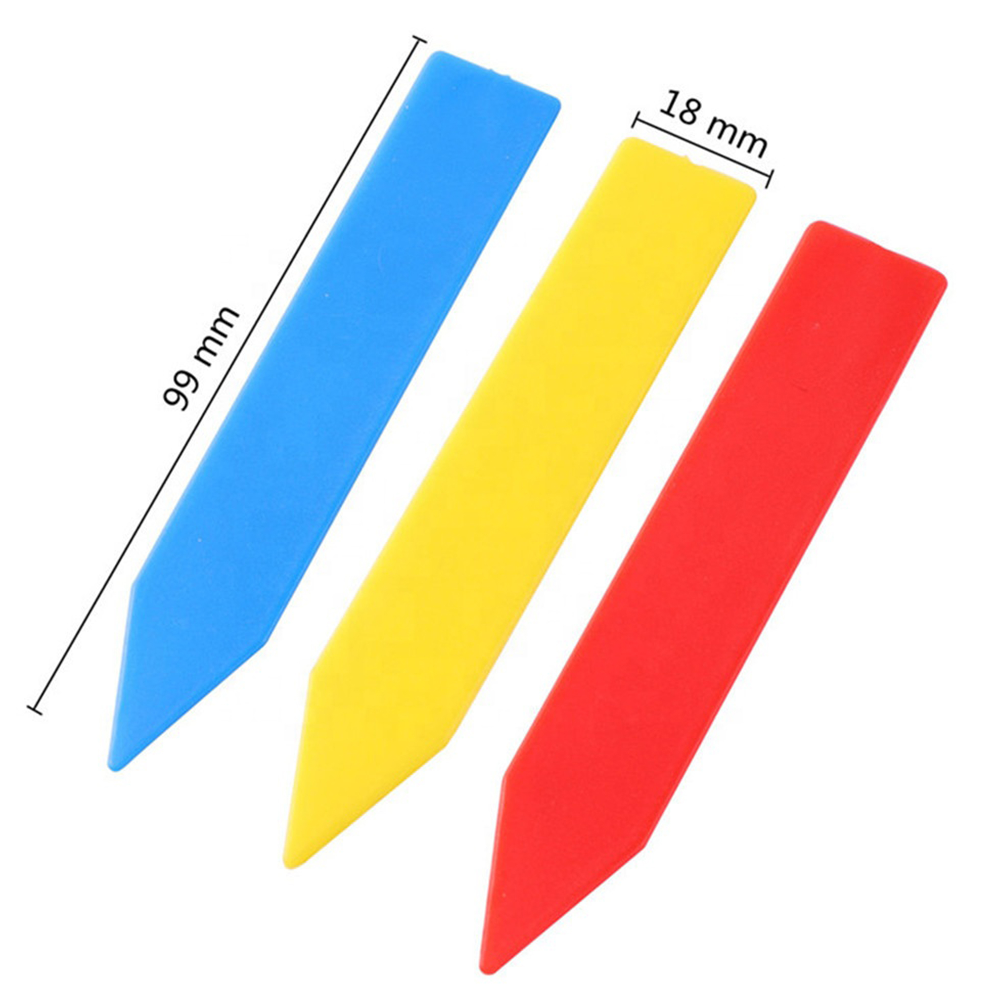 Etichette per piante in PVC da 200 pezzi etichette per piante etichette per piante in vaso di fiori impermeabili etichette per piante da giardiniere per palo etichette per piante da giardino tutto'aperto