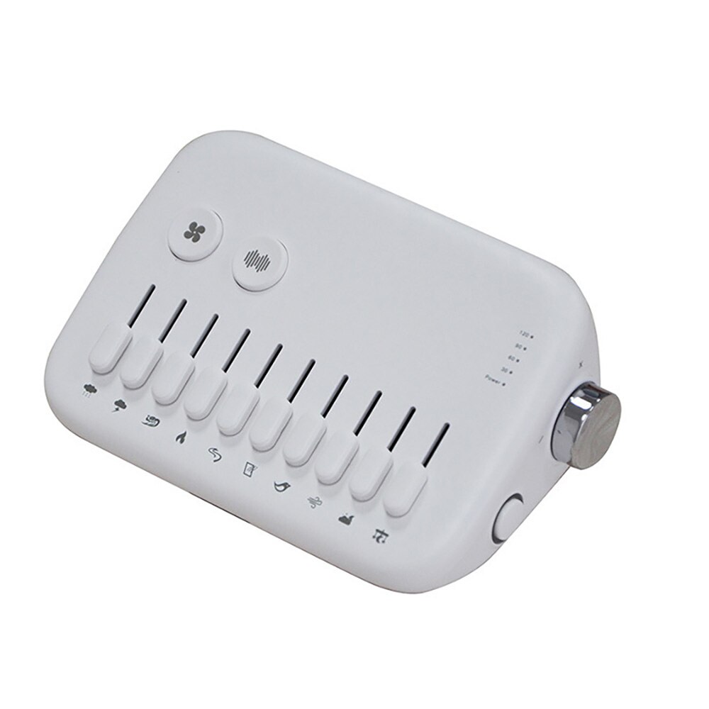 Sleep Sound Machine Usb Oplaadbare Geluid Getimede Baby Slapen Monitor Slaap Therapie Muziek Aid Witte Ruis Machine Speelgoed