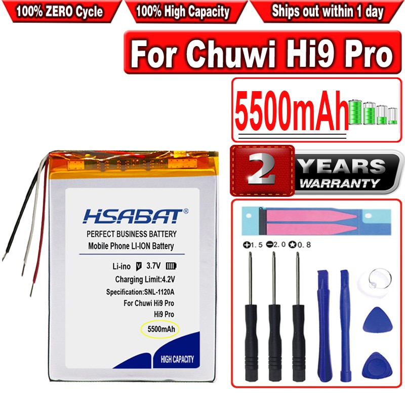 Hsabat 5500Mah Batterij Voor Chuwi Hi9 Pro Tablet Pc