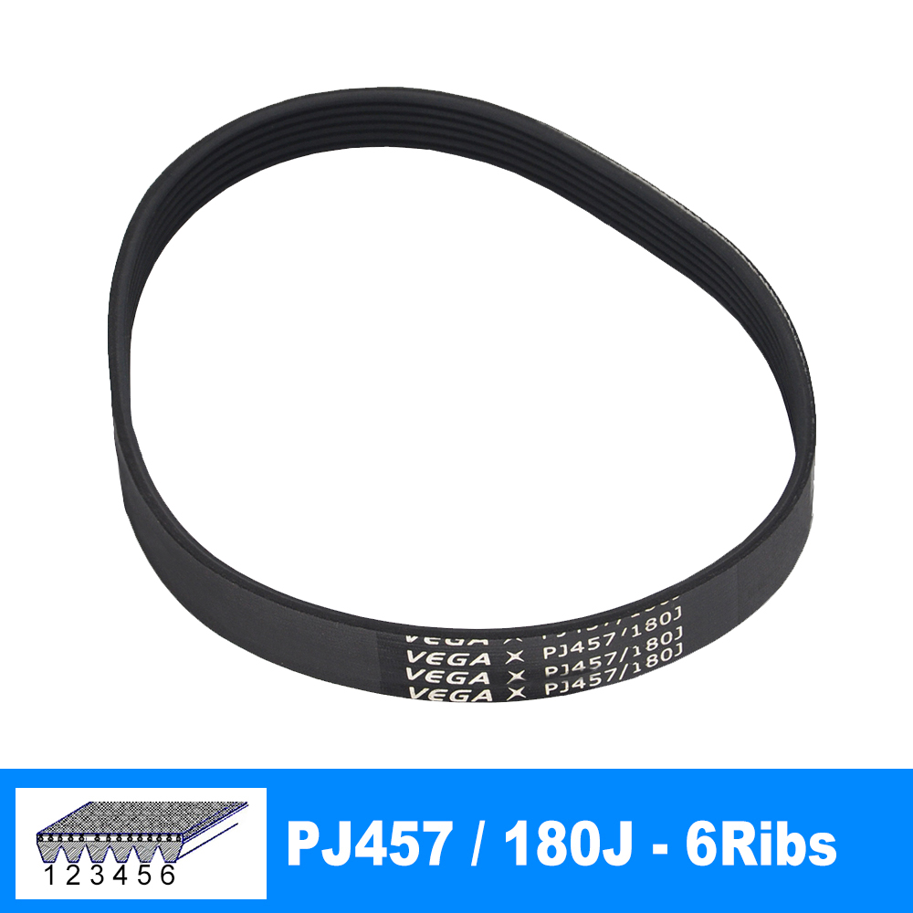 VEGA V-Belt PJ457 180J 3/4/5/6 costillas para correa de Motor modelo RC DIY: Borgoña
