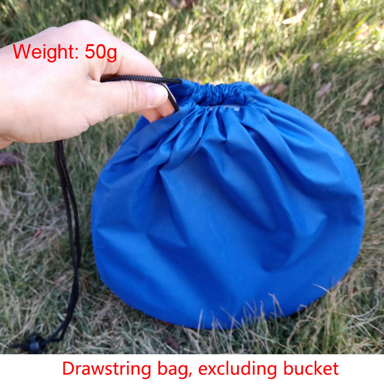 Portable Large-Capacity Outdoor Camping Fishing Folding Water Bucket Car Storage Container Portable Fishing Tools