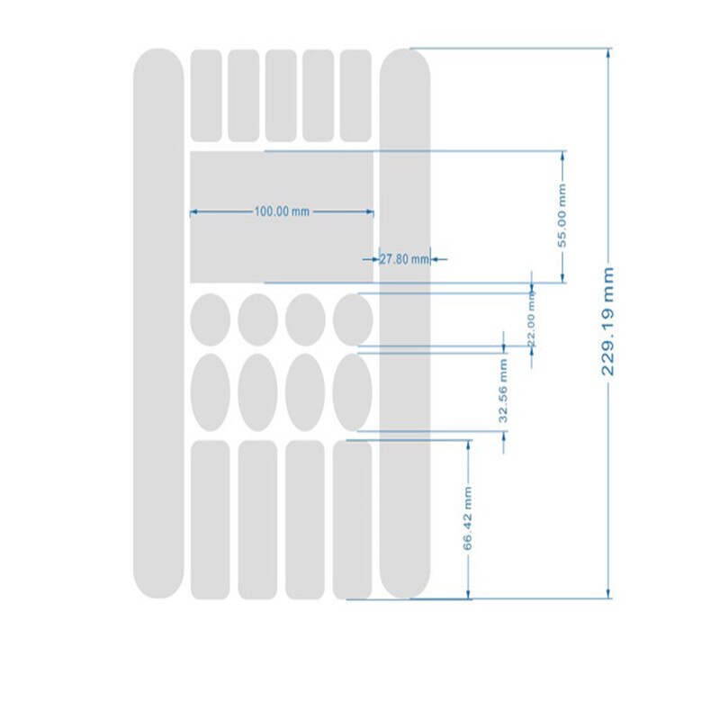 Bicycle Frame Protective Stickers PVC Matt Fiber Mountain Bike Frame Decals Cicling Accessories Film Chain Protector Tape
