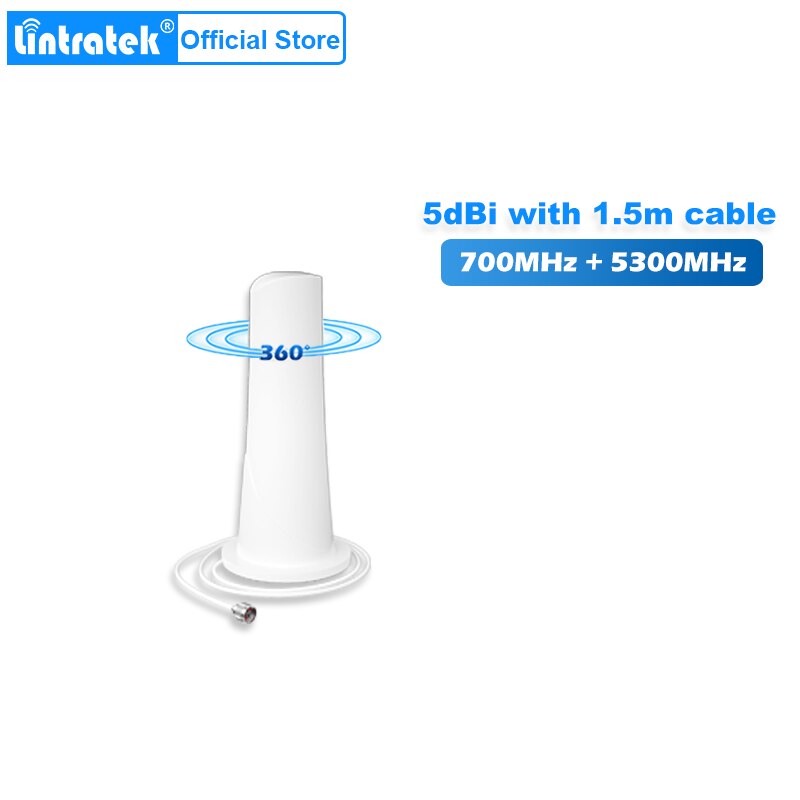 Lintratek Signaal Booster Antenne 2G 3G 4G Antenne Kit Voor Gsm Lte 900 1800 2100 Cellulaire Signaal versterker Repeater 10M