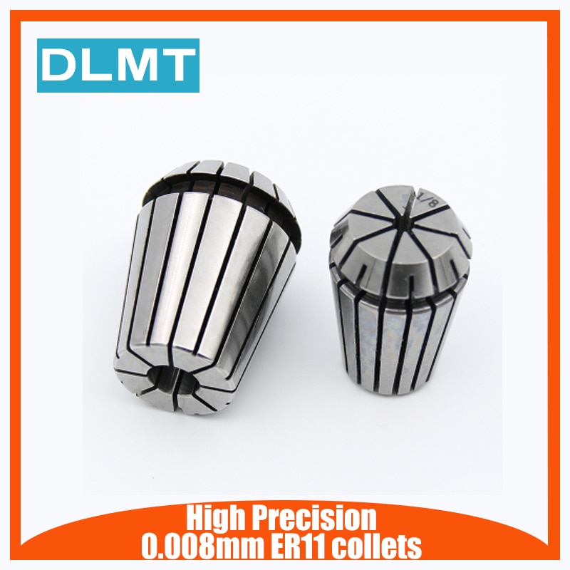 1PCS ER11 collets High Precision 0.008mm 1mm-8mm ER11 Spring Collet Suitable for ER Collet Chuck Holder 0.008 accuracy