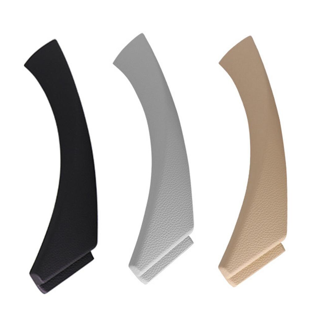 Left Side Inner Door Panel Handle Pull Trim Cover for BMW E90 E91 (Black)