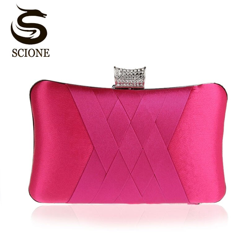 Femmes pochettes Satin mariée sac sac à main concepteur doux sacs de soirée fête sac à main de mariage pochette portefeuille sac à bandoulière 7395
