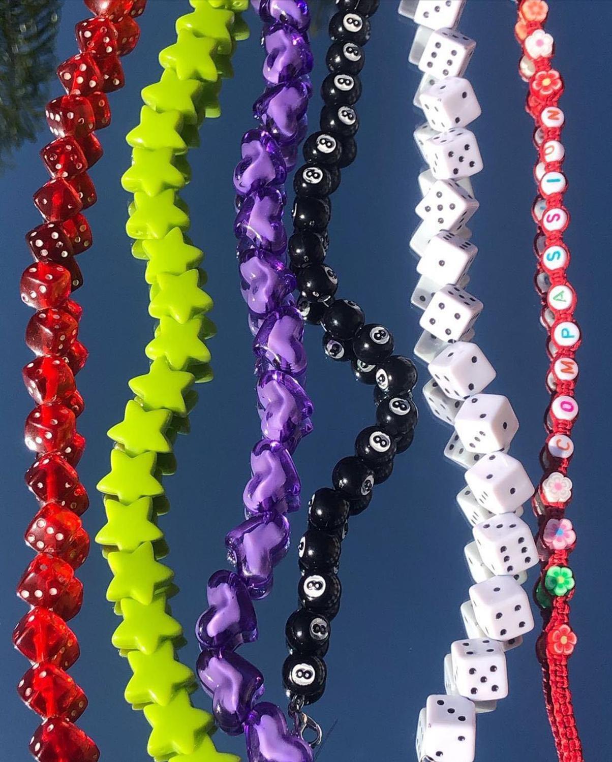 Neue Farben Herz Choker Halsketten für Frauen Punk Harz Strang Seite Kette Böhmischen Weiblichen Party Erklärung Schmuck