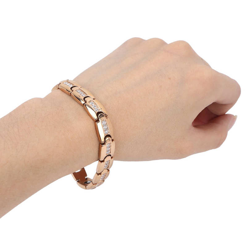 Therapy Bracelet Safe Improve Blood Circulation Magnetic Therapy Bracelet Wear Resistant Pain Relief Reduce Weight for Daily
