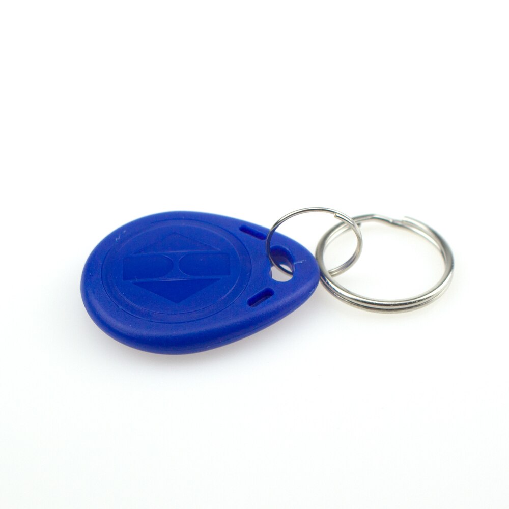 125 KHz RFID Beschrijfbare Keyfobs EM4305/T5577 Lezen en Schrijven Key Card Gekopieerd Toegangscontrole Systeem Metalen Sleutelhangers Kleine blauw Token