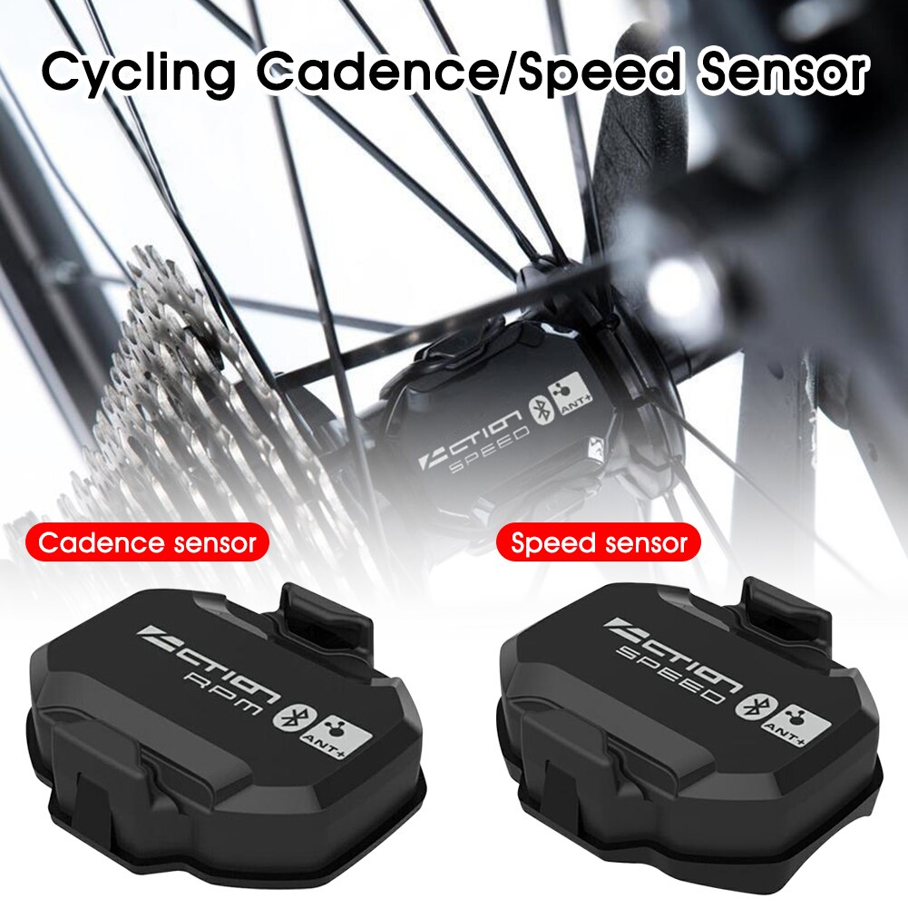 Bike RPM Speed/Cadence Sensor IP68 Waterproof Bluetooth4.0/ANT+ Cycling Cadence Speed Sensor