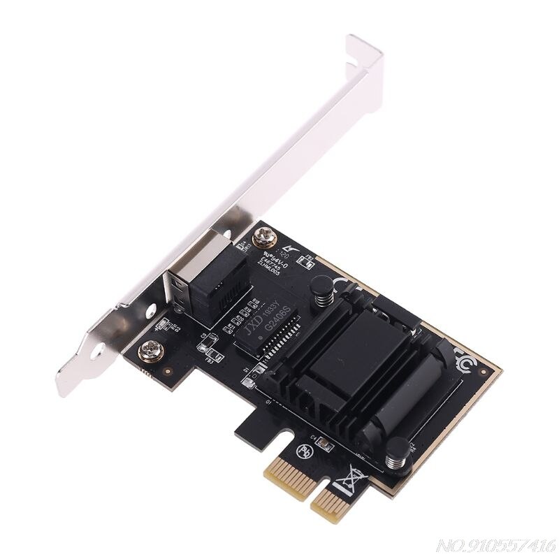 Euqvos für Intel I210-T1 GbE NIC, PCI-E X1, I210 Chipset, Single RJ45