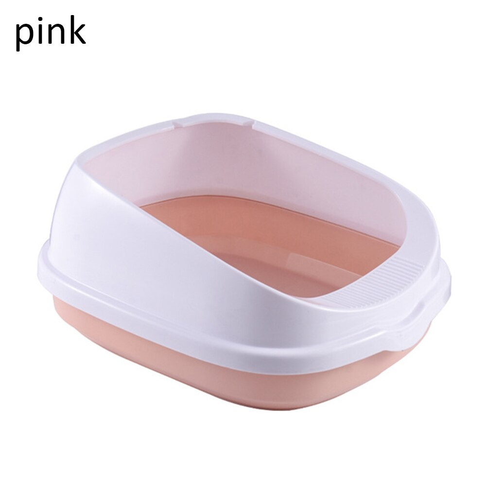 Toilet Bedpan Cat Litter Box Cat Dog Tray Toilet Teddy Anti-Splash Pet Dog Toilette Puppy Indoor Plastic Sandbox Pets Supplies: Pink