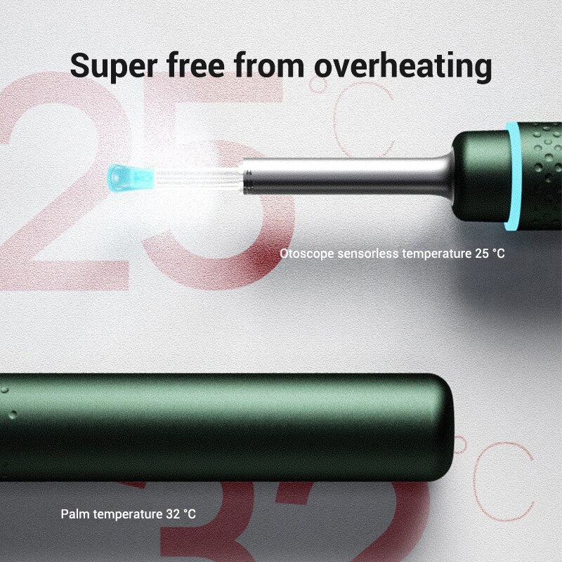 Smart Visual Ear Stick Set In-Ear Cleaning Endoscope 300W Ear Picker Tool Set with Accessories