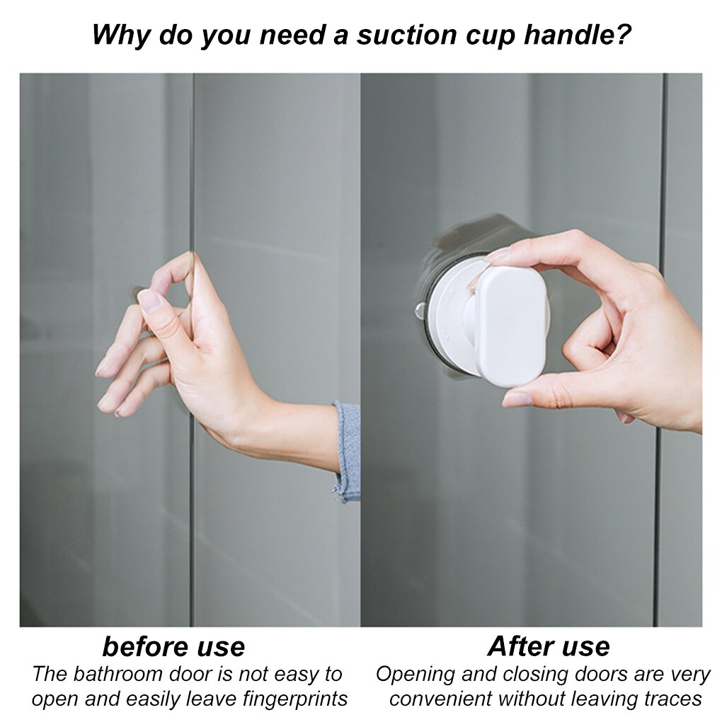 RecabLeght Refrigerator Handle Sticky Door Grab Bar Safety Or Handle Bathroom Kitchen The Elderly Cupboard Armrest Reusable 1pcs