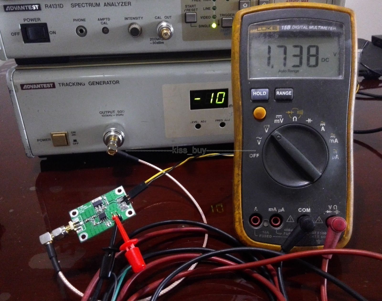 RF Power Meter HF UHF Signal 1-500Mhz -74dbm to +18dBm Logarithmic Detect